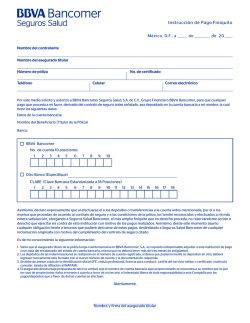 Gmmi Finiquito - Seguros Salud Bancomer