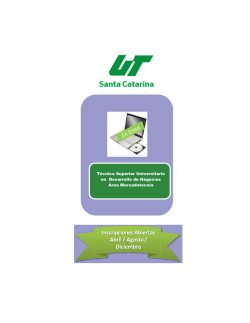 T&eacute;cnico Superior Universitario en Desarrollo de Negocios &Aacute;rea