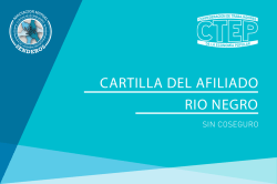 Cartilla RIO NEGRO - Asociaci&oacute;n Mutual Senderos