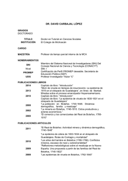 DR. DAVID CARBAJAL L&Oacute;PEZ