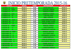 "A" LN DAVID RINCON JUVENIL "B" PREF JOAQUIN LAMBAN