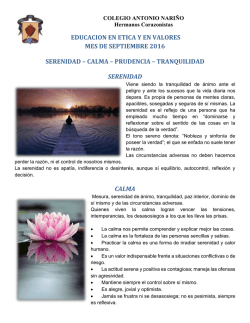 educacion en etica y en valores mes de septiembre 2016