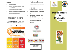 Manual Infantil de Protecci&oacute;n Civil