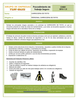 Procedimiento de Trabajo Seguro