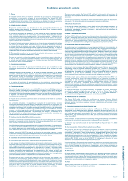 Condiciones generales del contrato