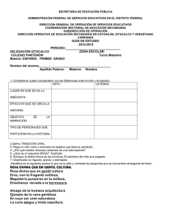 1o Espa&ntilde;ol - Colegio Parten&oacute;n