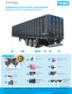 SEMIRREMOLQUE TREMAC PARA BASURA