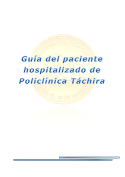 esta gu&iacute;a - Policl&iacute;nica T&aacute;chira