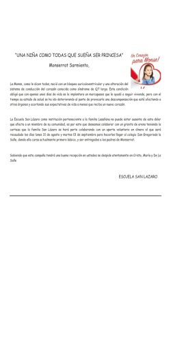 &ldquo;UNA NI&Ntilde;A COMO TODAS QUE SUE&Ntilde;A SER PRINCESA