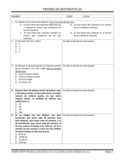 PRUEBA DE MATEMATICAS