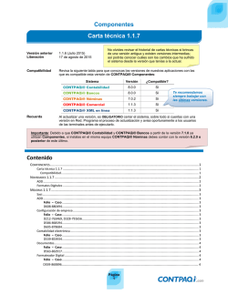 Carta Tecnica Componentes 117