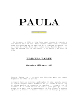 Allende, Isabel - Paula