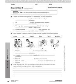 Nombre Clase Fecha Gram&aacute; tic a B U N IDA D 4 Le cci&oacute;n 1