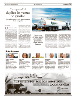 La Gaceta - Campal-Oil duplica las ventas de gas&oacute;leo
