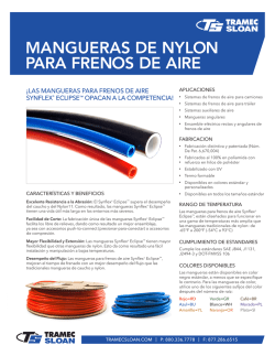 MANGUERAS DE NYLON PARA FRENOS DE AIRE