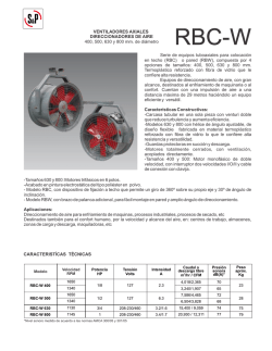 VENTILADORES AXIALES DIRECCIONADORES DE AIRE 400, 500