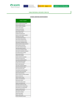 Listados Definitivos