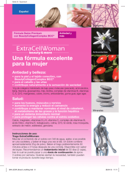 Una f&oacute;rmula excelente para la mujer