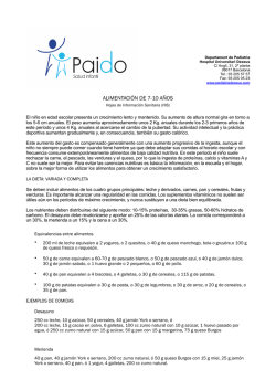 ALIMENTACI&Oacute;N DE 7-10 A&Ntilde;OS