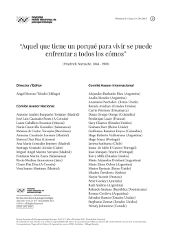 &ldquo;Aquel que tiene un porqu&eacute; para vivir se puede enfrentar a todos los