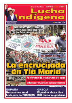 Lucha Ind&iacute;gena 108