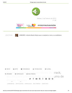 Entregar pipas a consumidores de crack, acci&oacute;n para prevenir da&ntilde;o