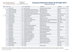 Resultados Completos - Sociedad Canina del Principado de Asturias