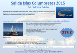 Columbretes 2015