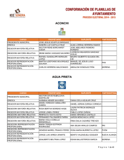 planillas ganadoras de ayuntamientos