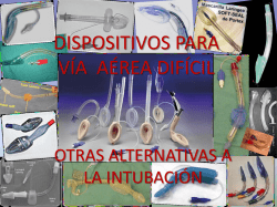 DISPOSITIVOS PARA V&Iacute;A A&Eacute;REA