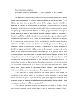 La revoluci&oacute;n del arte griego - Preuniversitario| Ciudad de San Felipe