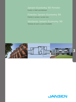 Jansen-Economy 50 Fenster Finestre Jansen-Economy