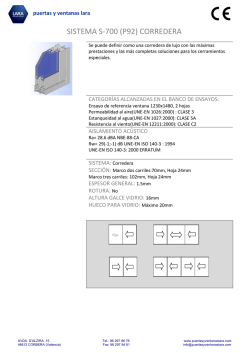 SISTEMA S-700 (P92) CORREDERA