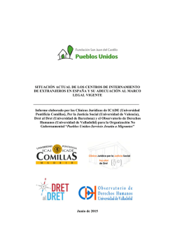 SITUACI&Oacute;N ACTUAL DE LOS CENTROS DE