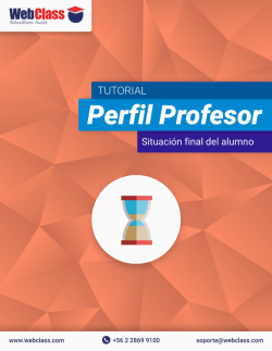 Situaci&oacute;n final del alumno