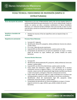 ficha t&eacute;cnica: fideicomiso de inversi&oacute;n (simple o estructurada)