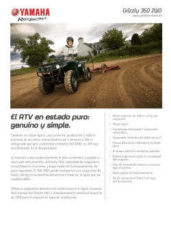 El ATV en estado puro: genuino y simple.