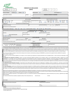 FORMATO DE VINCULACION SIMPLE