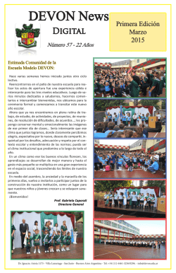 Devon News Digital Marzo 2015