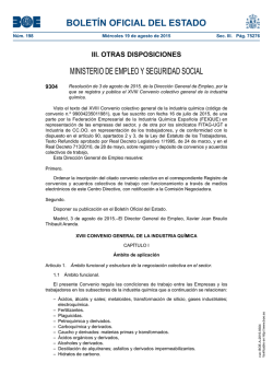 Publicaci&oacute;n en el BOE &ndash; XVIII CGIQ