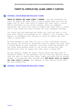Tarot El Espejo Del Alma Libro Y Cartas