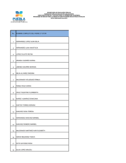 Acatl&aacute;n 2012-2013 Nombres Becarios Sep-Dic