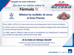 Lo que no sab&iacute;as sobre la F&oacute;rmula 1!