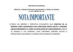 1) TODOS LOS SE&Ntilde;ORES Y SE&Ntilde;ORITAS - PUCE-SI