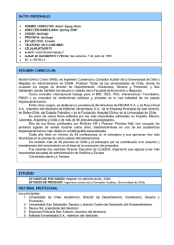 CV Espa&ntilde;ol - Espae