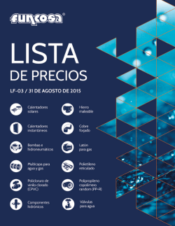 Lista de precios general