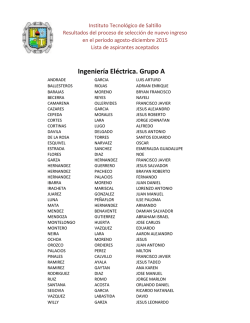 listas de seleccionados mediante examen exani
