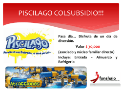 PISCILAGO COLSUBSIDIO!!!