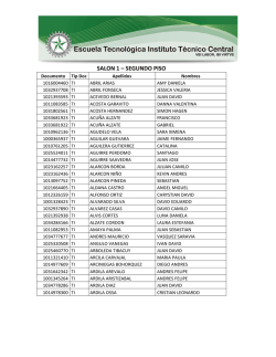 SALON 1 &ndash; SEGUNDO PISO