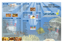 carta completa - Boliche Acuario